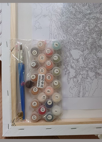 Картина по номерам Кошка в венке Кошачья магия Картины в цифрах 40х50см Картины по номерам GX39627 Rainbow Art (308987707)