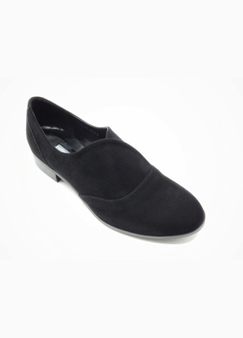 Жіночі туфлі чорні замшеві P-17-14 24,5 см (р) patterns (259299733)