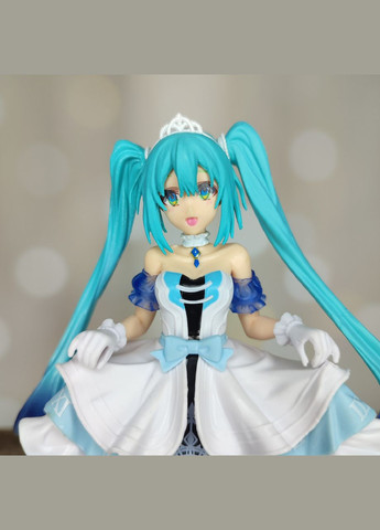 Фигурка - статуэтка на подставке "Мику Хацунэ. Золушка. Miku. Вокалоид" SureGeek (325691482)