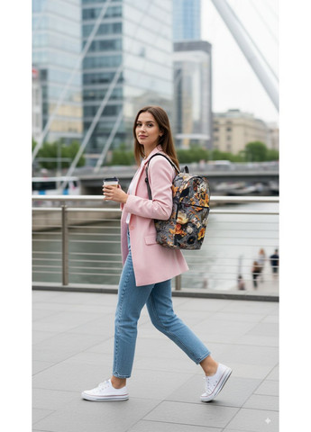 Рюкзак Жіночий Corfu Мультиколор R1406EP125 Episode Міський рюкзак (369766698)