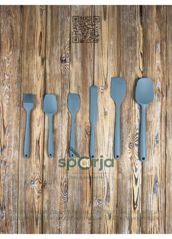 Набір приладів 6 шт силікон сірі Oliver (365277695)