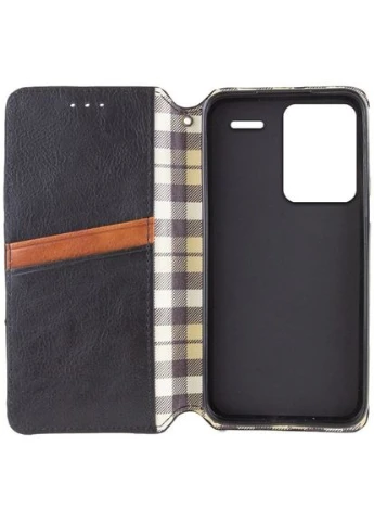 Чохол-книжка для смартфона for Xiaomi Redmi Note 13 Pro Plus 5G Black (RUBICXiNo13P+Black) No Brand Rubic Leather (372842134)