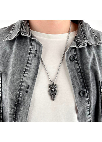 Готичний панк кулон сова з медичної сталі PS-054 No Brand (299340173)