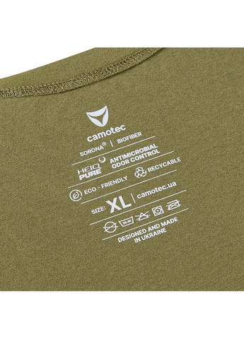 Хакі (оливкова) футболка totem v-neck tan Camotec
