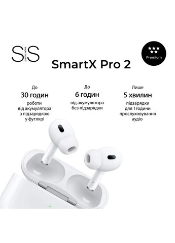 Наушники беспроводные TWS Pro 2 Premium Bluetooth наушники с микрофоном SAP2P Smartx (369143073)