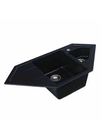 Гранитная мойка для кухни 9950 PANDORA матовая Черная Valeso (350671356)