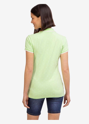 Жіноча футболка поло DOT PRINT POLO SHIRT M салатовий U.S. Polo Assn. (287751138)