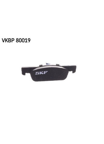 Колодки тормозные дисковые (комплект 4 шт) SKF (342402240)