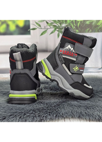 Серые повседневные зимние зимние детские ботинки Tom.M