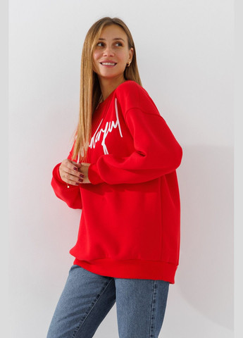 Красный свитшот с принтом женский 83503 красный shop (2000990775948) Crep (315997954)