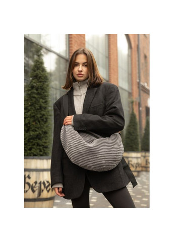 Жіноча сумка HOBO Bag-glove тканева графітова Sambag (322870582)