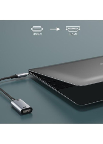 Кабель HDMI - USB Type-C V 1.4 (F/M), 0.15 м, 4K/30HZ (CP11A) CABLETIME (370619755)