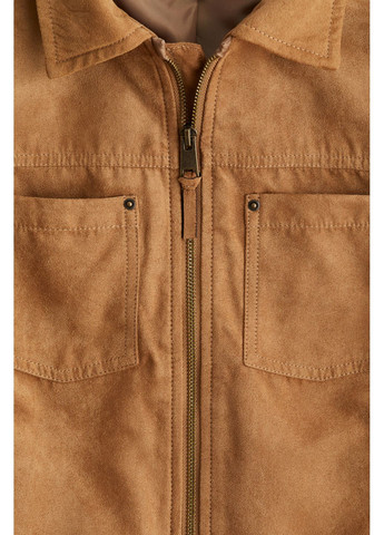 Куртка демисезонная с искусственной замши для мальчика Regular fit 1271912-001 H&M (369842242)