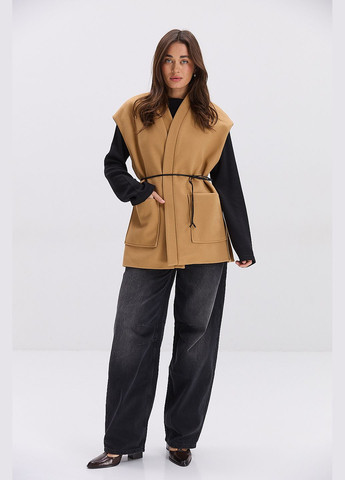 Женский жилет из черной пальто Arjen (324392579)