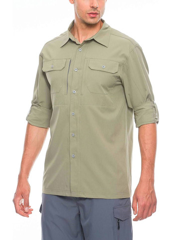 Сорочка із захистом UPF 50 для чоловіка Quick-drying X001HQOE6Z бежевий Little Donkey Andy (362209909)