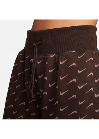Штани жіночі W Nsw Phnx Flc Os Aop Swtpnt Brown Nike (364838112)