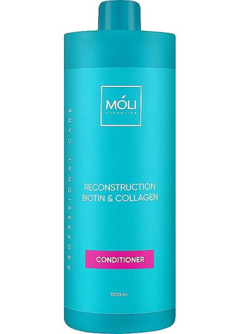 Кондиціонер з біотином та колагеном Reconstruction Biotin & Collagen 1000ml (1360485-14084279) Moli Cosmetics (368868284)