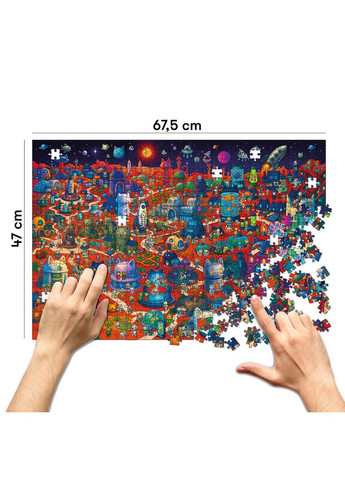 Пазл Котомісто на Марсі 1000 елементів Orner (370618260)