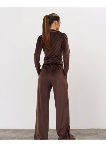 Велюровий костюм з облягаючою толстовкою ISSA PLUS (364185489)