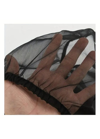 Сетка для клетки попугая, защита от мусора на клетку, размер на периметр до 150-200 см, черная No Brand (370290182)