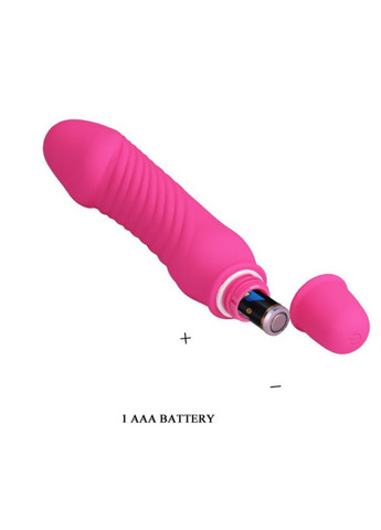 Вібромасажер із рифленою поверхнею рожевий Pretty Love "Stev" LyBaile (301510022)