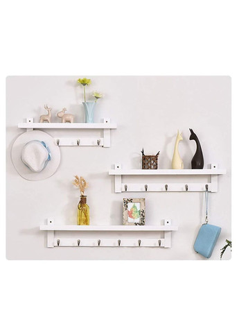 Вешалка для одежды из дерева Бернаби 4 зефир (ВДО-0012420) No Brand (327847364)