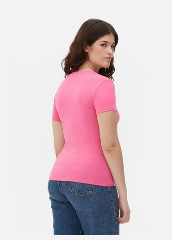 Футболка basic,розовый, Primark - (336025227)