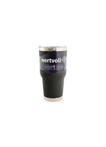 Термокухоль Wertvoll Yummy 900мл чорний Mastertool (386754688)