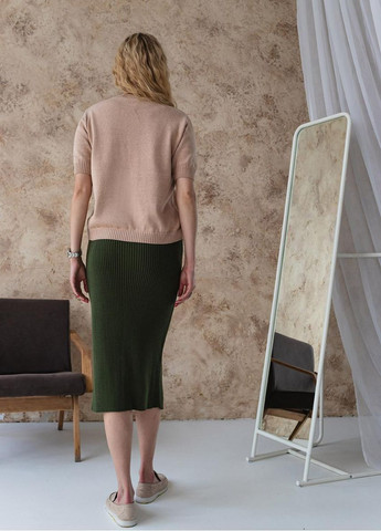 В'язана жіноча спідниця-міді Katrin ARTKNIT (ak33042p) Art Knit (366873174)