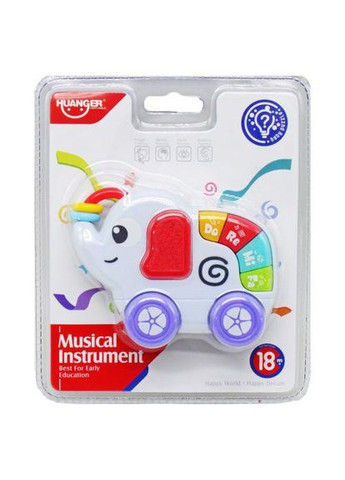 Погремушка музыкальная Слоник (ассорт) (482392) BamBam (365589916)