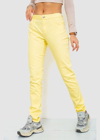 Желтые демисезонные брюки Ager