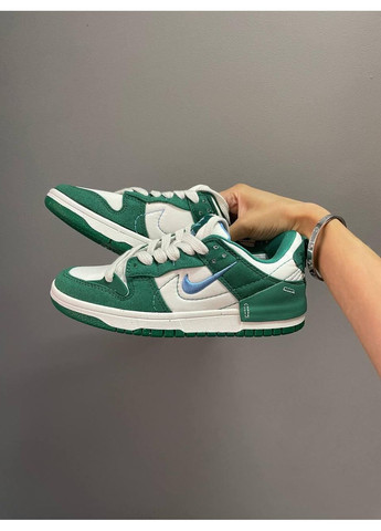 Білі Осінні кросівки чоловічі nike sb dunk low malachite найк сб данк No Brand