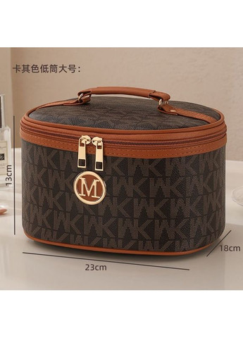 Элегантная коричневая косметичка - бочонок в стиле Michael Kors No Brand (316580418)