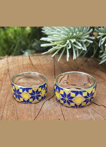 Кольцо с вышиванкой 5558 SE, размер Maxi Silver (341539827)