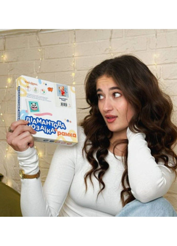 Алмазная мозаика Панда донат 15x15 см Brushme (333986221)