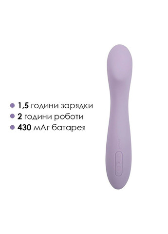 Вібратор для точки G з інтелектуальним режимом Amy 2 Pastel Lilac Svakom (316231672)
