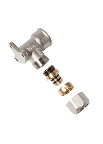 Коліно з кріпленням 20 мм х 1/2" з переходом на внутрішню різьбу (водорозетка) ITAL (316095308)