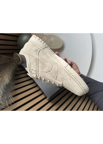 Кросівки жіночі і чоловічі Nike SB Dunk Low x Supreme Beige | Найк СБ Данк Супрім низькі бежеві No Brand бежеві демісезони (389495518)