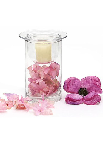 Подсвечник стеклянный Aiken 15х12 см с съемным стаканом для декора интерьера светильник для дома Bona (368989114)