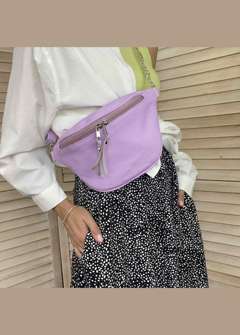 Якісна жіноча бананка сумка на груди з ланцюжком, міні сумочка яскрава Блакитний No Brand (334731219)