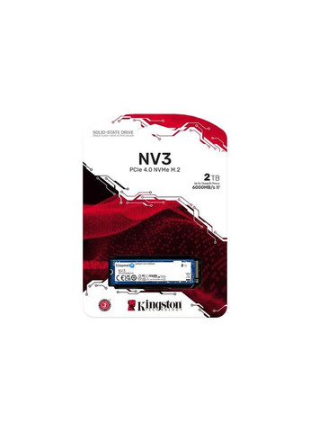 Накопичувач SSD 2TB M.2 NVMe NV3 M.2 2280 PCIe Gen4.0 x4 (SNV3S/2000G) Kingston (315029837)