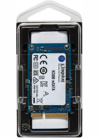 Накопичувач SSD 512GB KC600 mSATA SATAIII 3D TLC (SKC600MS/512G) Kingston (341489091)