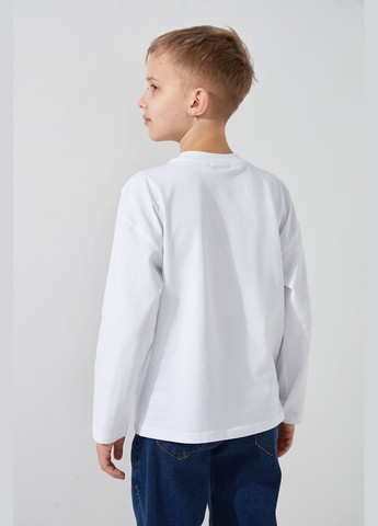 Белый демисезонный повседневный лонгслив LAWA