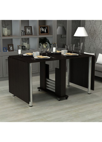 Кухонный стол "Семейный" Дуб Венге (2745x800x730) Gamma Style (353497949)