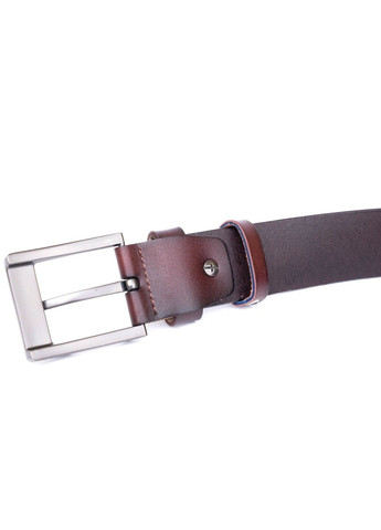 Ремінь чоловічий з класичною пряжкою 20357 Коричневий Vintage (292849651)