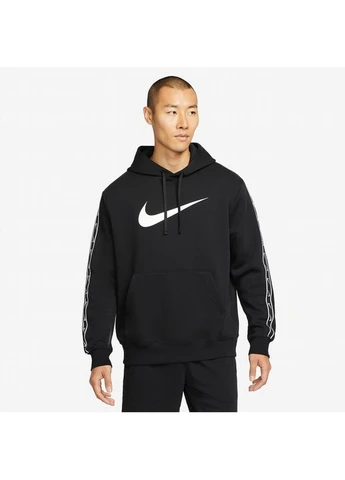 Худі Sportswear Repeat Pullover Fleece Hoodie Black Dx2028-010 Nike (399364725)
