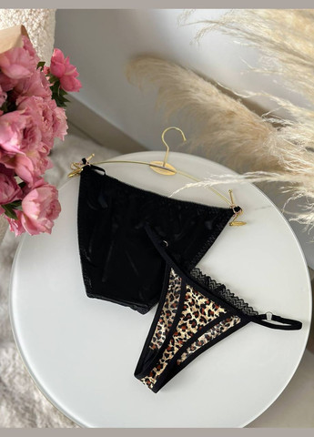 Сет з двох трусиків - стрінги та сліпи Stylish Touch (316660356)