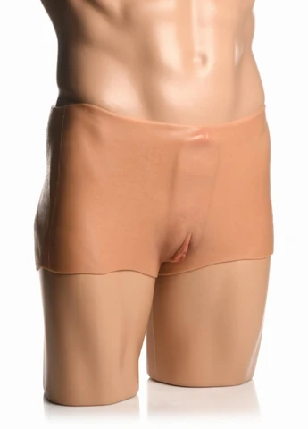 Накладна вагіна Silicone Vagina + Butt Panties - Medium Master Series (335388193)