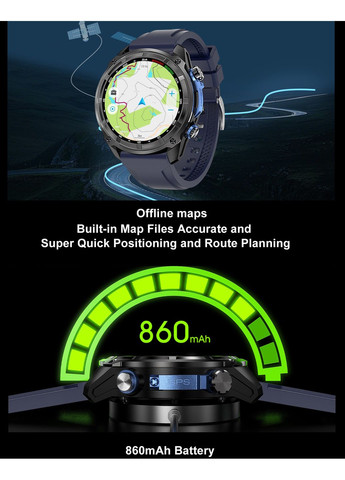 Smart Navigation Pro с GPS, 2 ремешка UWatch (392285879)