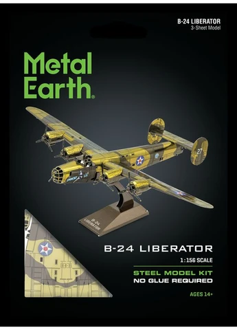 Металевий 3D конструктор "Бомбардувальник B-24 Liberator",, MMS179 Metal Earth (393102893)